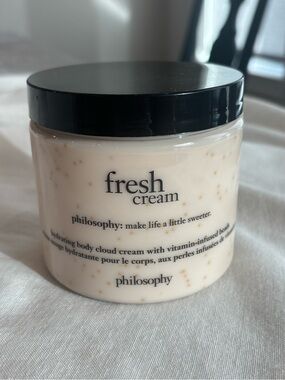 Philosophy Fresh Cream Body Cloud Cream 16 oz Vitamin Beads New Sealed